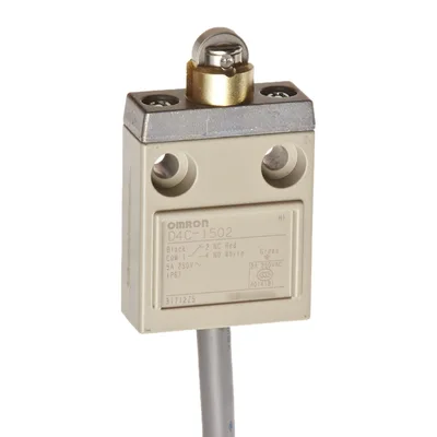 Flat limit switch 1SPDT 0.1A 30V roller plunger