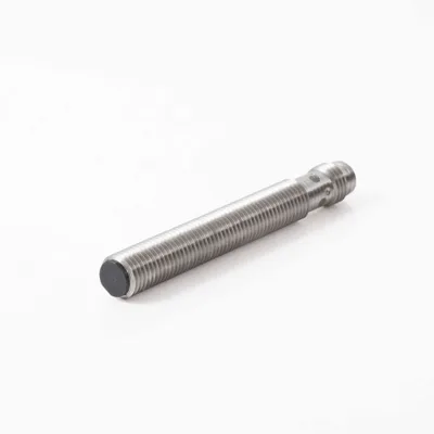 Inox M8 long shielded 0.01mm PNP NO conn