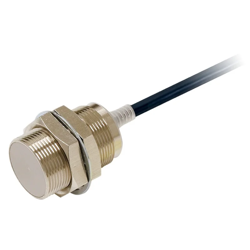 Proximity sensor, inductive, brass-nickel, short body, M30, shielded