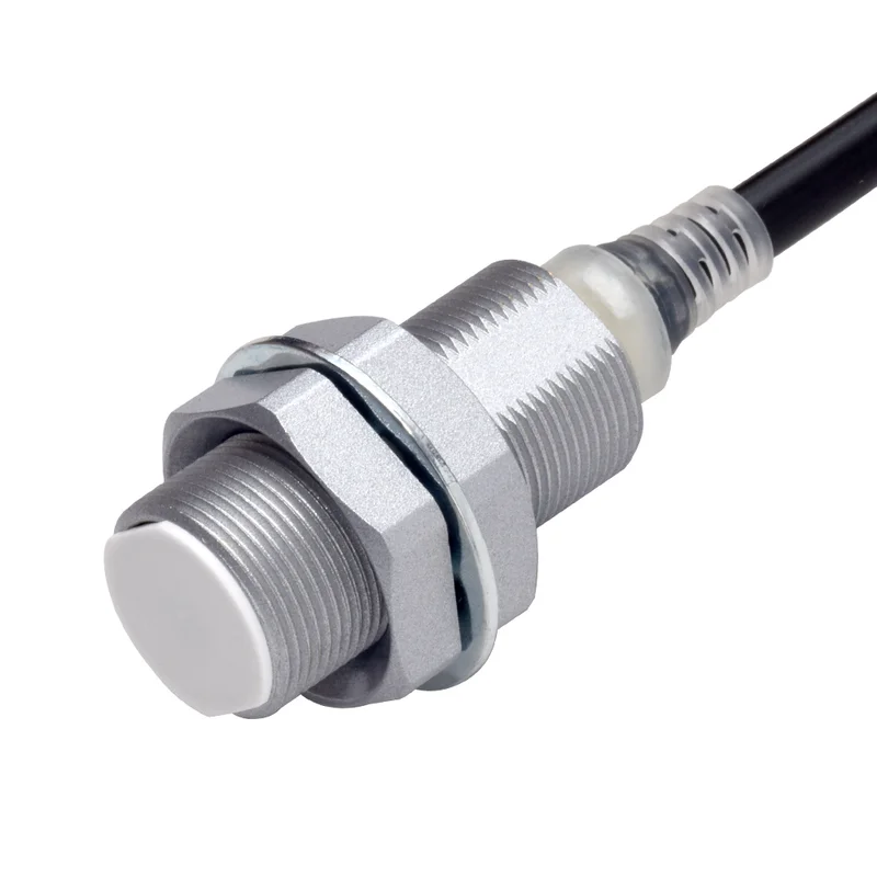 Inductive Proximity Sensor, M18, shielded, 12 mm, DC, 3-wire, PNP NO, IO-Link COM2, pre-wired 2m
