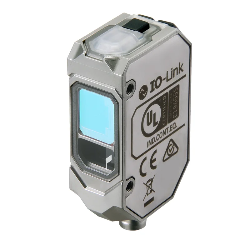 Stainless steel background suppression photoelectric sensor, spot, 35-500mm