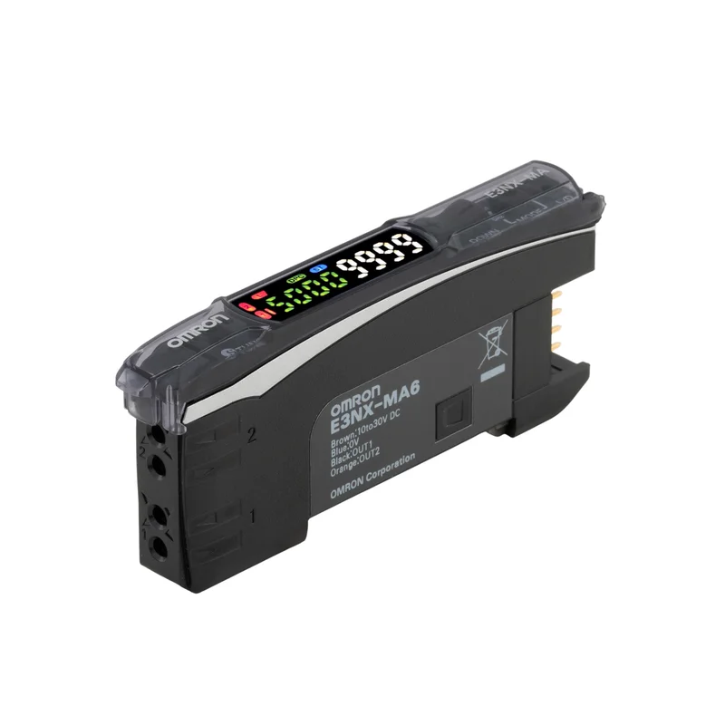 Fiber Amplifier, Two-Fiber Input, Dual Digital Display