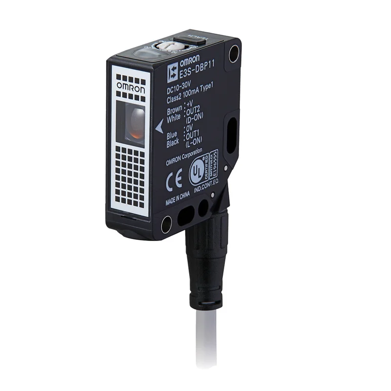 Photoelectric sensor for transparent objects, retro-reflective, NPN