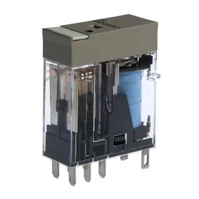 Ind plug-in diode relay 2PDT