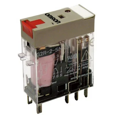 Indl relay plug LED 2CO 5A 240VAC