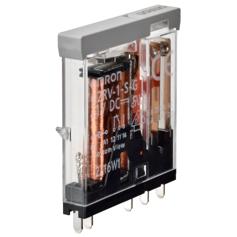 Slimline Input Relay (6 mm width), 1PDT, 50 mA, for replacement