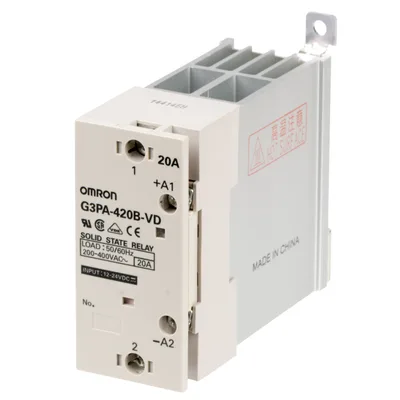 SSR Relay 20A 480 12-24V with heatsink