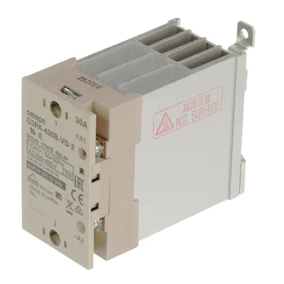SSR Relay 30A 480 12-24V with heatsink