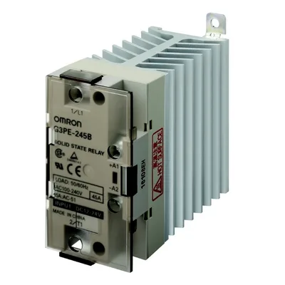 SSR relay 45A 480 1224 1P with heatsink