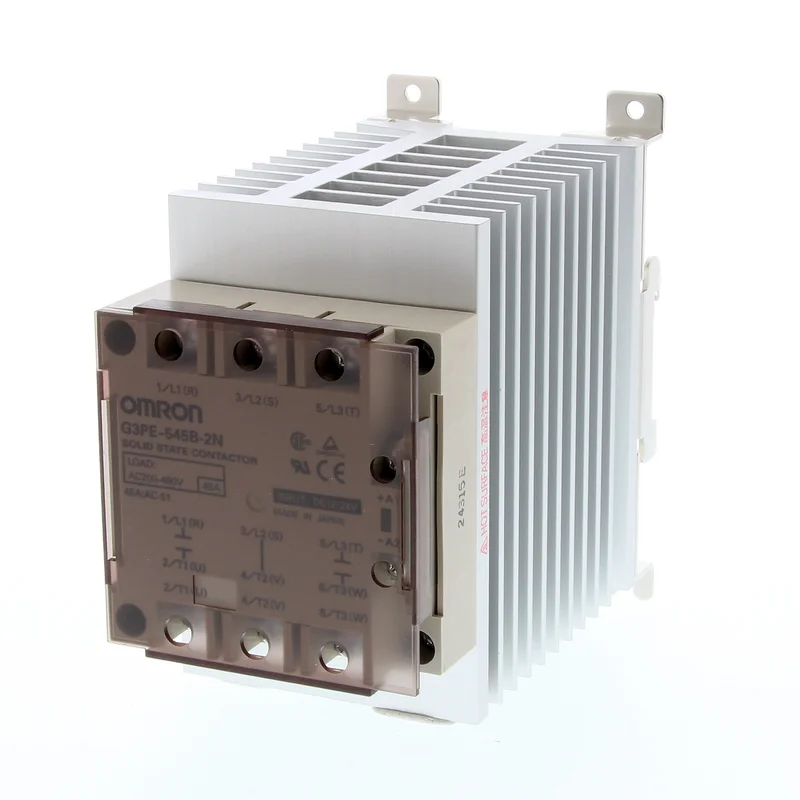 SSR RELAY 45A 480 1224 2P WITH HEATSINK