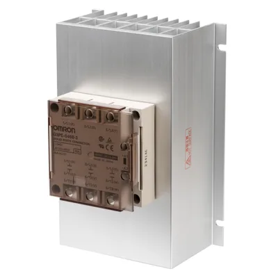 SSR relay 45A 480 1224 3P with heatsink