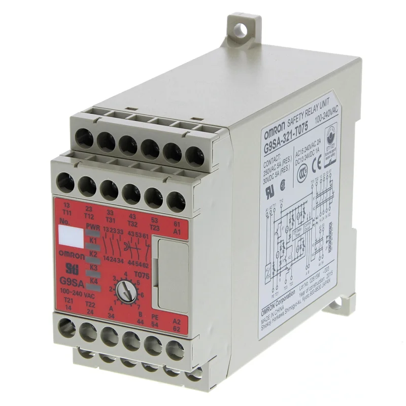 SAFETY RELAY UNIT 3NO 5A AC DELAYED