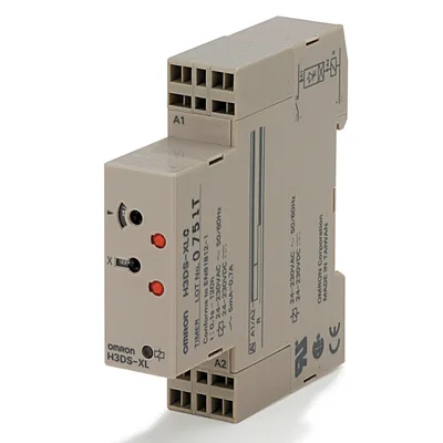 Electronic timer 17.5mm solid-state 2-wire