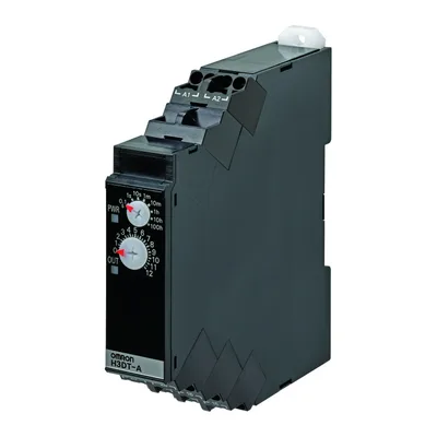 DIN timer push-in 17.5mm ON
