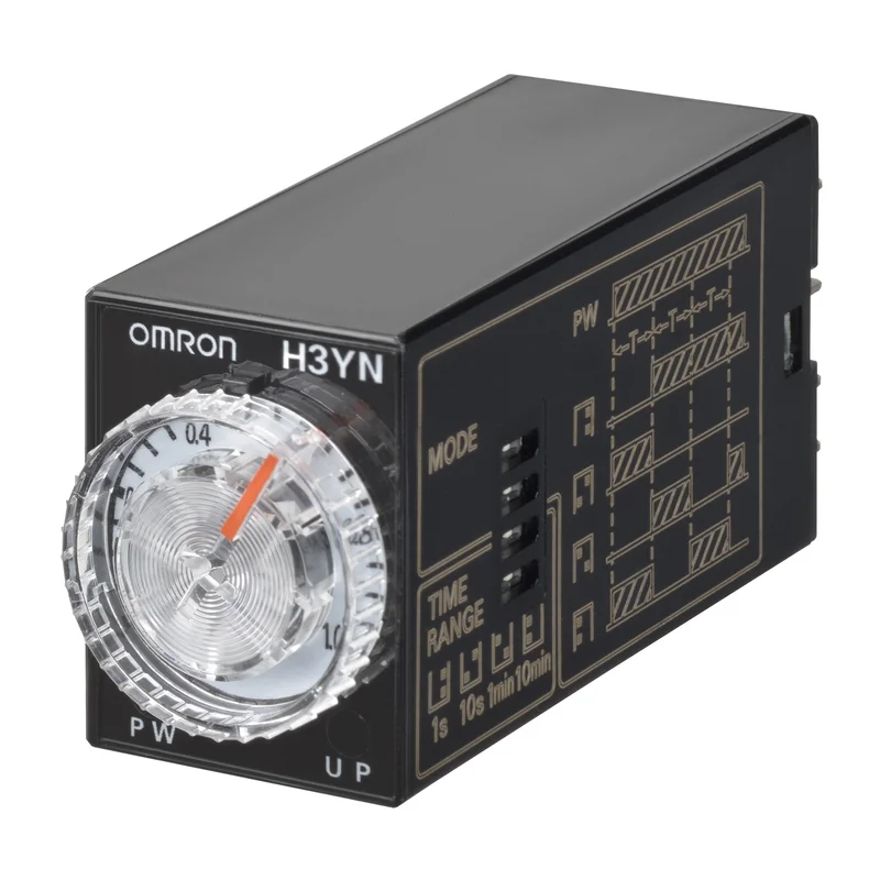 Timer, plug-in, 14-pin, multifunction, 0.1s-10m, 4PDT, 3A, 100-120VAC