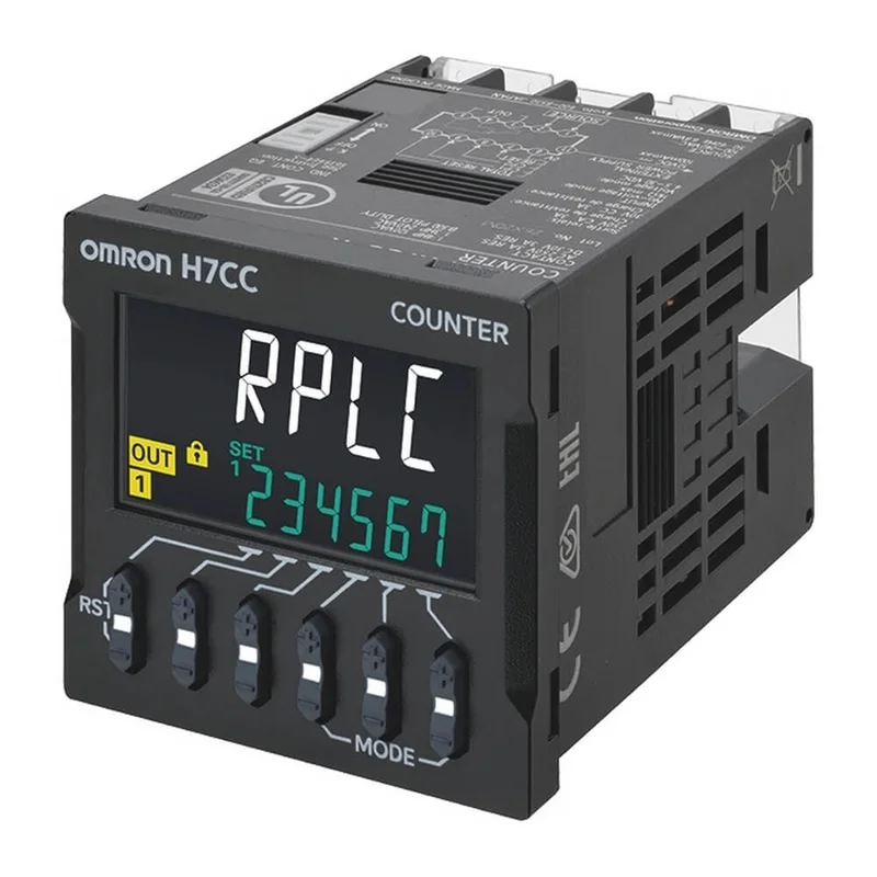 Digital counter 48 x 48 mm plug-in, 11 pins, IP66, 6 digits