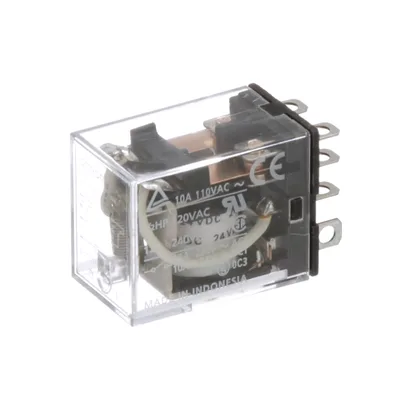Industrial plug-in relay 2PDT 10A 110VAC