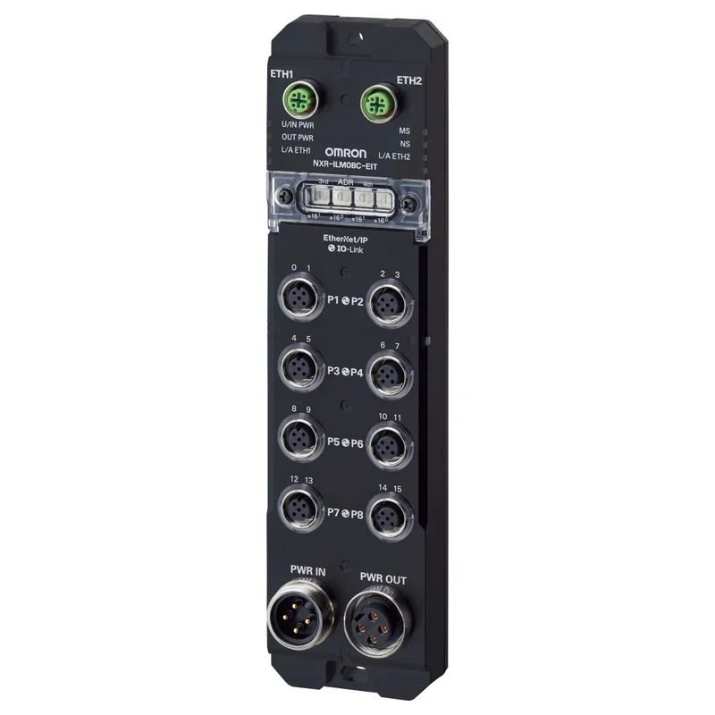 NXR series IO-Link master card IP67, 8 ports, Ethernet/IP