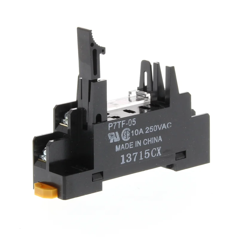 Socket, DIN-track/surface mounting, 5 pins, plug-in terminals