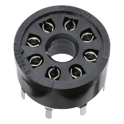 8-pin PCB solder socket