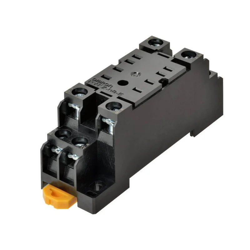 Socket, DIN/surface mounting rail, 8 pins, screw terminals (standard)