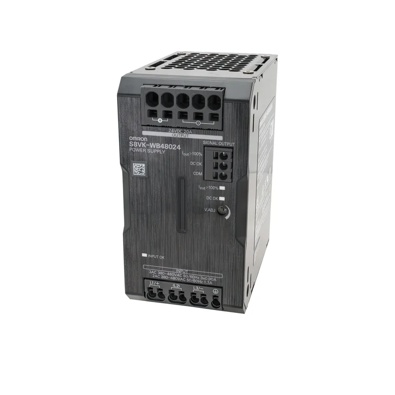 Three-phase Power Supply, 400 VAC, 480 W, 24 VDC, 20 A, rail mounting