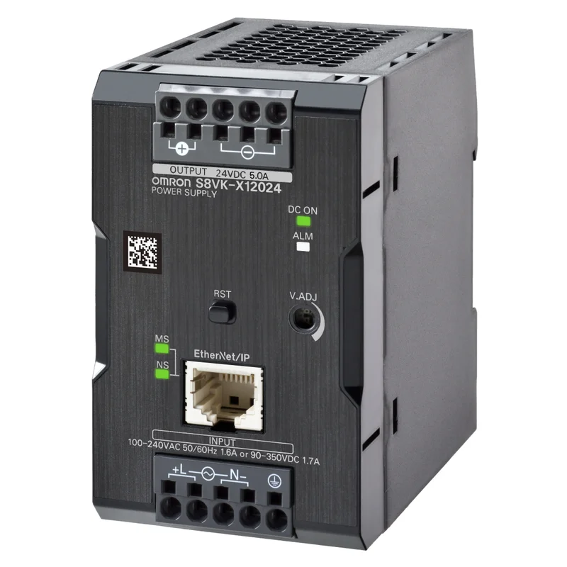Power supply 120 W, 24 VDC, 5 A, DIN rail, Push-In