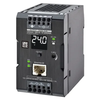 Power supply 120W 24 VDC 5A with display
