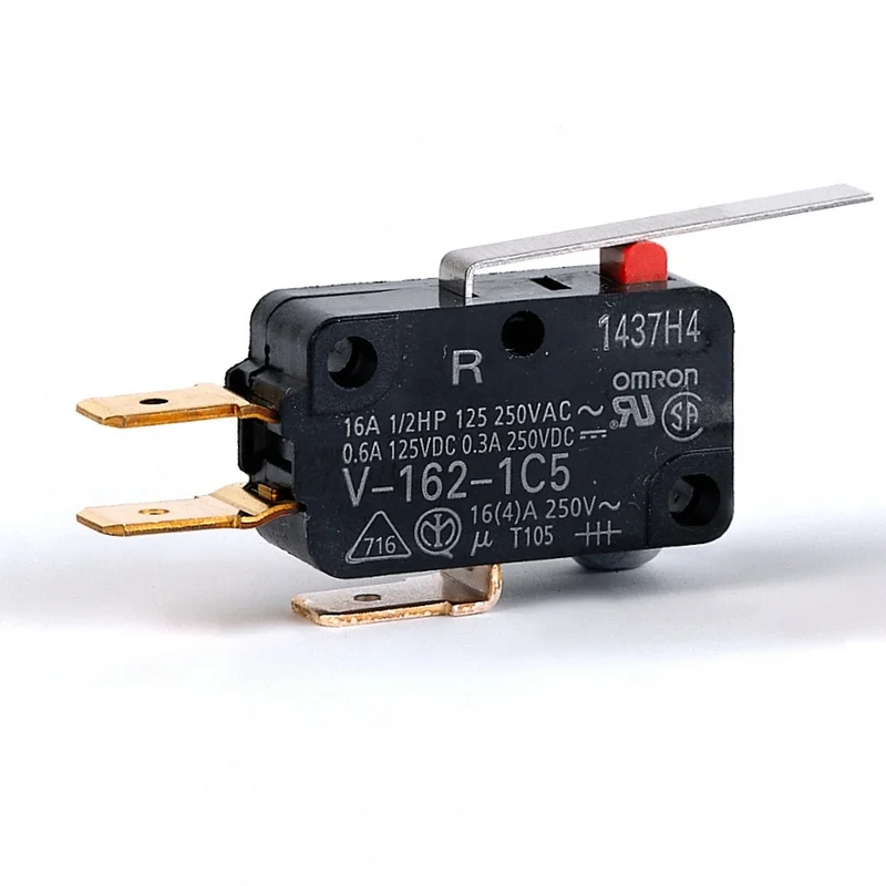 Micro Switch With Hinge Lever And Quick Connect Terminals