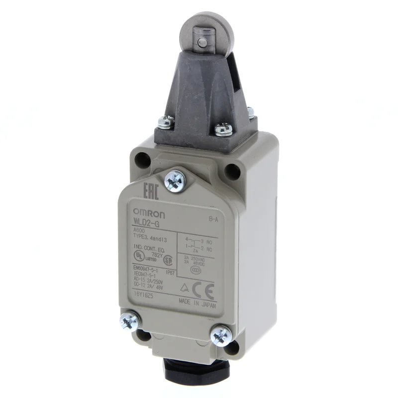 Limit switch, roller lever, DPDB, LED, G1/2 with box