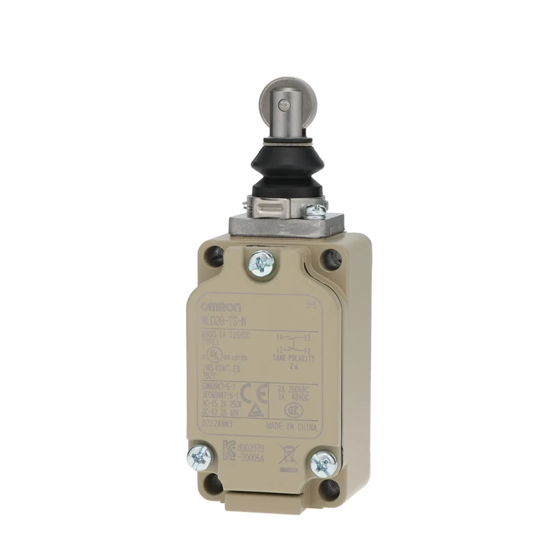 Safety switch, Plunger: Sealed top-roller plunger, DPDB, 1/2-14NPT