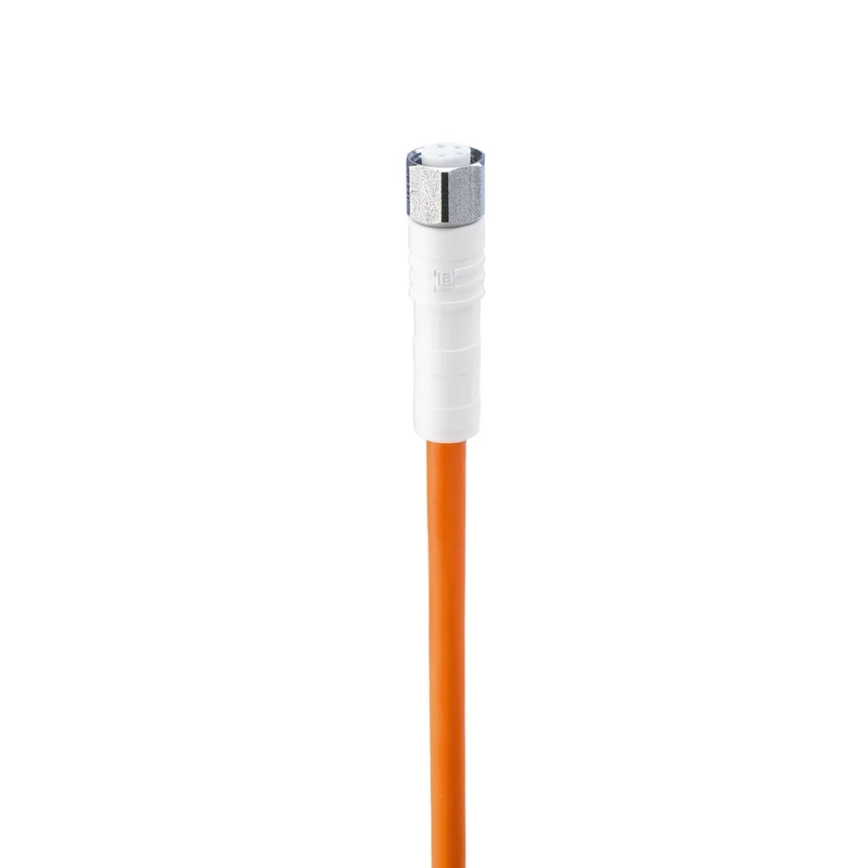 M8 connector cable, Polypropylene, female, straight, 4-pin, 10 M