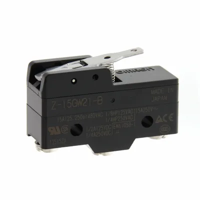 Basic switch short lev 15A 250VAC